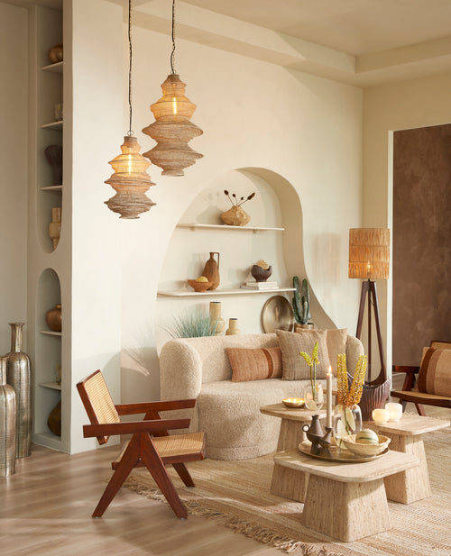 Light & Living salontafel KEPAMI - Ø60x36cm - bruin - vtwonen shop