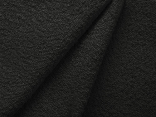 Cosmopolitan Design rechter hoekbank Vienna 6-zits, boucle, zwart - 185x275x95cm
