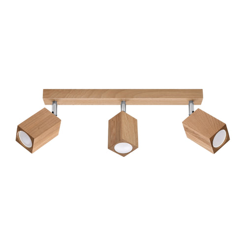 Sollux Lighting Plafondlamp KEKE 3 eik - 45x5x20cm