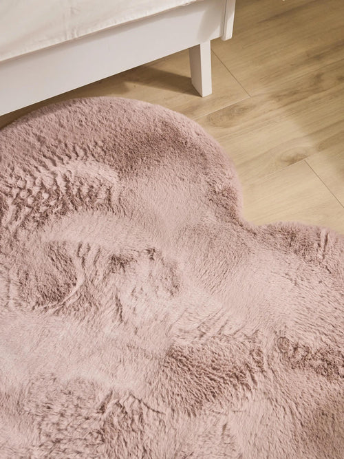 benuta wasbaar kindervloerkleed Dave - roze - 115x120 cm