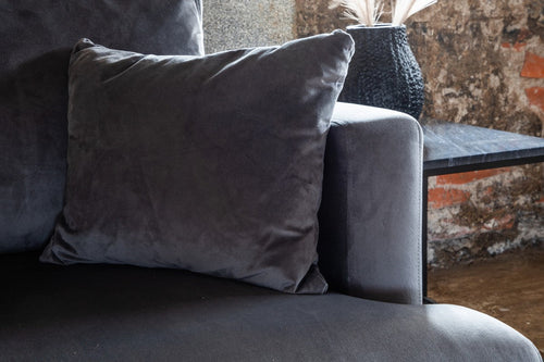 BRAM Fauteuil Matis - Grijs Velours - vtwonen shop