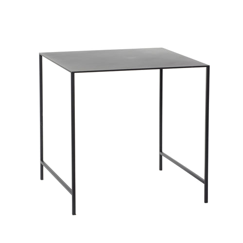 Hübsch bijzettafel Duo - ijzer - 40x40xh40, 45x45xh45cm