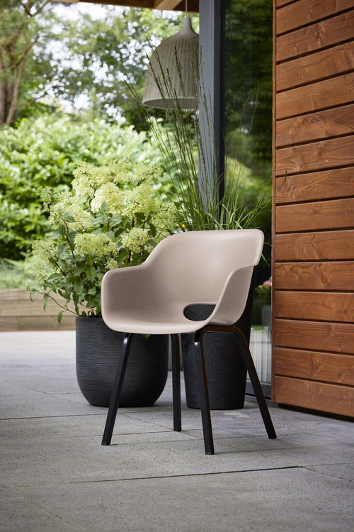 Keter Noa Tuinstoel - 2 stuks - 80x55x67cm - metalen frame - Soft Beige