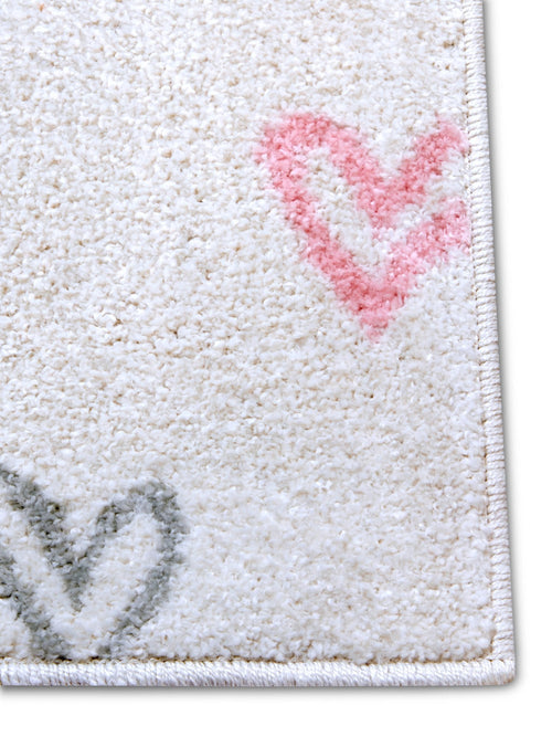 Hanse Home Adventures children's carpet Hearts Cream Multicolor 160x235 cm