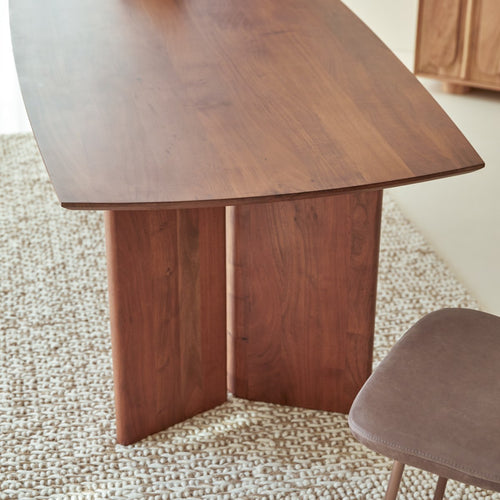 Tikamoon Tafel in massief acacia voor 6 personen - Bruin - vtwonen shop