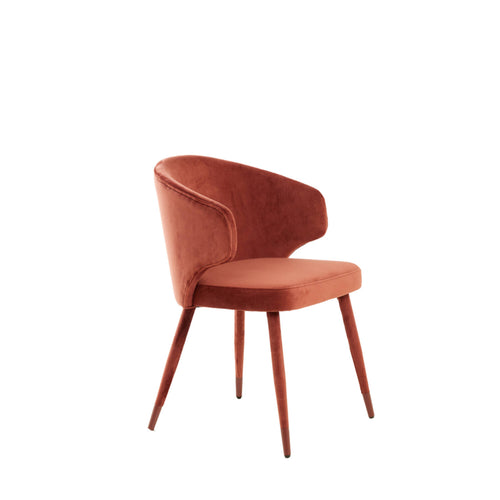 Light & Living eetkamerstoel KOSAKA - 79x57x52cm - rood - Set van 2 - vtwonen shop