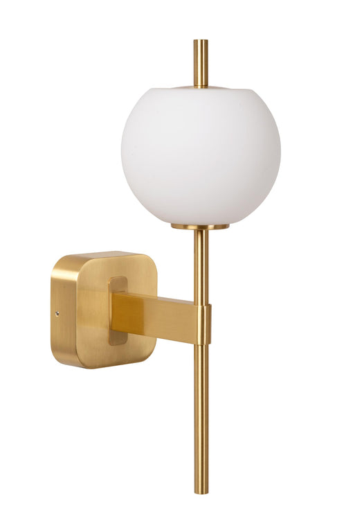 Lucide wandlamp badkamer ELDA - 1xG9 - Mat Goud / Messing - vtwonen shop