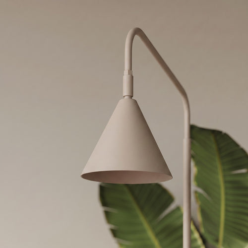 Sollux Lighting Vloerlamp NOX taupe - 30x30x165cm
