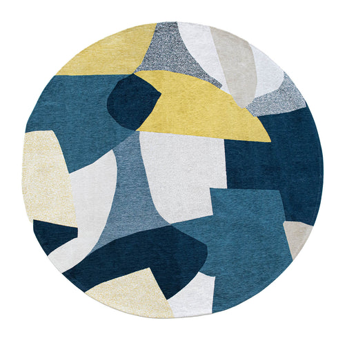 Louis De Poortere vloerkleed Duck Song - multicolor - 240x240cm - vtwonen shop