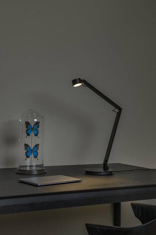 Lucide bureaulamp OGDEN - Geïntegreerde LED - Zwart - vtwonen shop