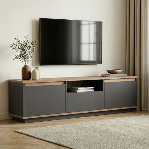 Calicosy - Tv-meubel LUME - Wit 160x30x42 cm