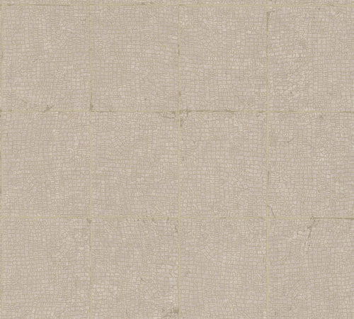 Livingwalls behang geometrische vormen bruin - 53 cm x 10.05 m - AS-385262