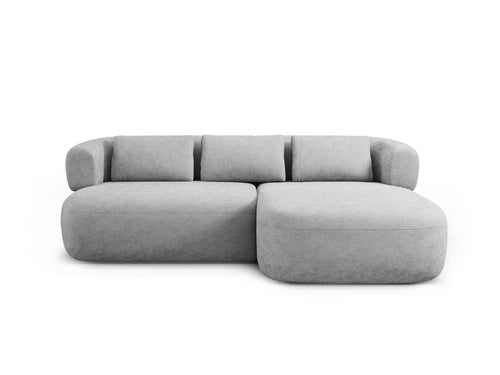 Micadoni rechter hoekbank Jenny 5-zits, chenille geld - 145x200x73cm