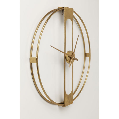 Kare Design Wandklok Clip Ø60cm goud