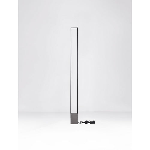 Nova Luce LITHOS Geïntegreerde LED-vloerlamp, zwart, donker antraciet, LED 26W 1431lm 3000K