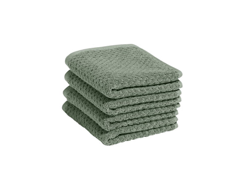 Yumeko gastendoekjes Dots - stone green - 30x50 - 4 st - vtwonen shop