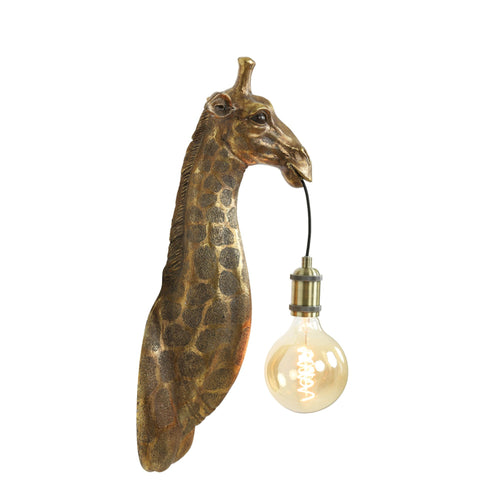 Light & Living wandlamp Giraffe - brons - 20.5x19x61cm - vtwonen shop