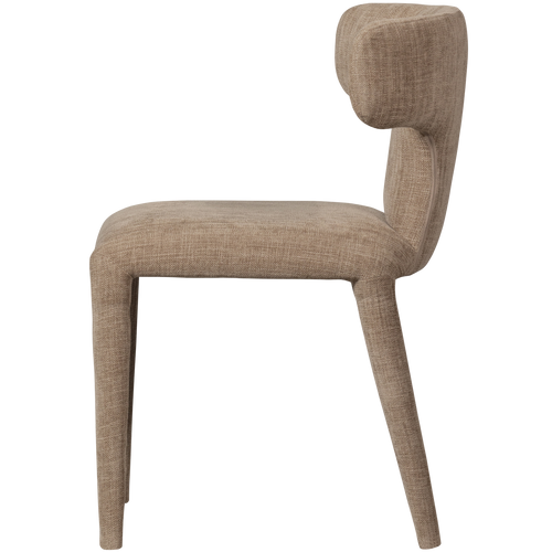 BePureHome Eetkamerstoel Permit - Polyester - Zand - 78x52x53 - vtwonen shop