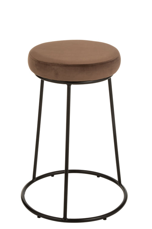 J-Line zitting voor frame - textiel - bruin