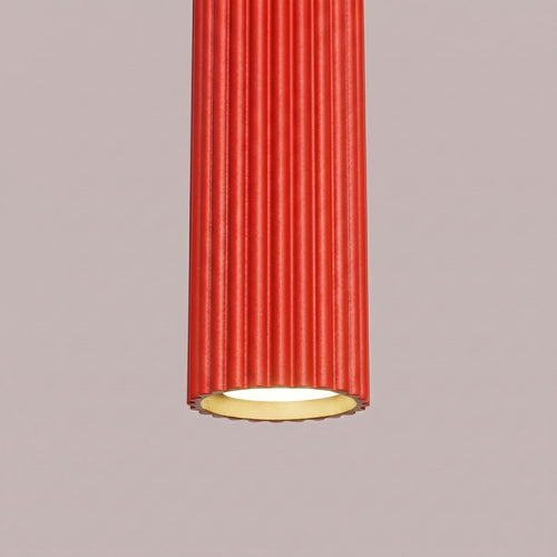 Sollux Lighting Hanglamp KARBON 1 rood - 8x8x118cm