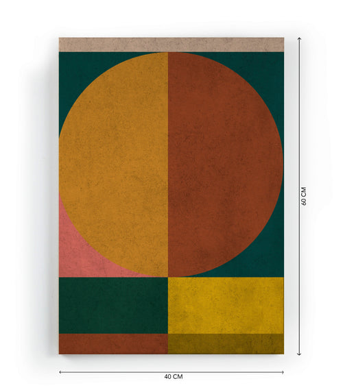 Canvas 60x40 Geometrische Cirkel - vtwonen shop