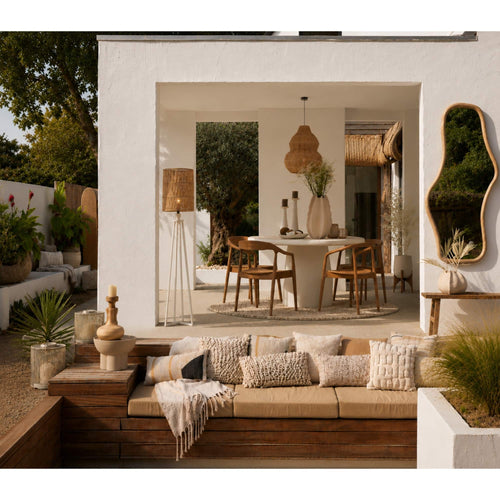 Light & Living vloerlamp Miley - wit - 25x25x130cm