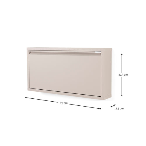 Spinder Design schoenenkast Billy 1 - Silky Taupe - 3 paar schoenen