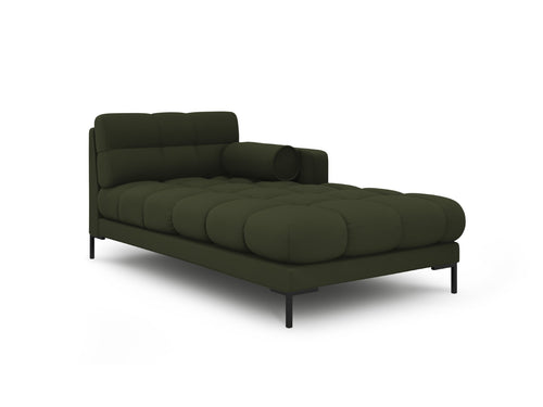 Cosmopolitan Design rechter chaise longue Bali structurele stof, groente - 185x102x75cm
