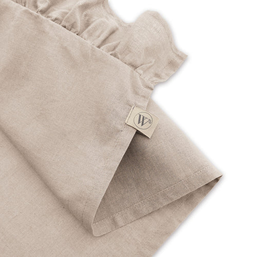 Walra - Keukenset Lovely Linen Ruffles - 3x 50x70 cm - Naturel