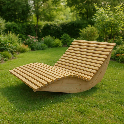 HOME DELUXE Wave houten ligstoel WOLGA - 120 cm - vtwonen shop