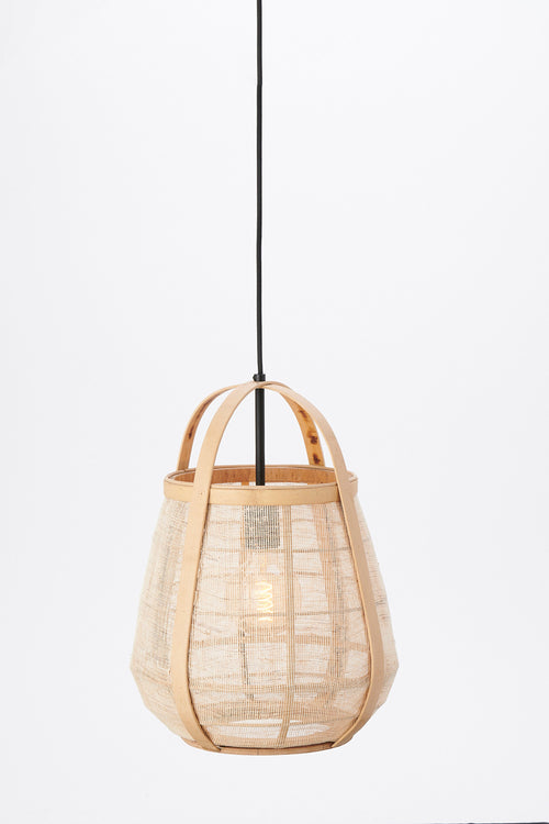 Light & Living hanglamp JACINTO - Ø32x44cm - bruin - vtwonen shop