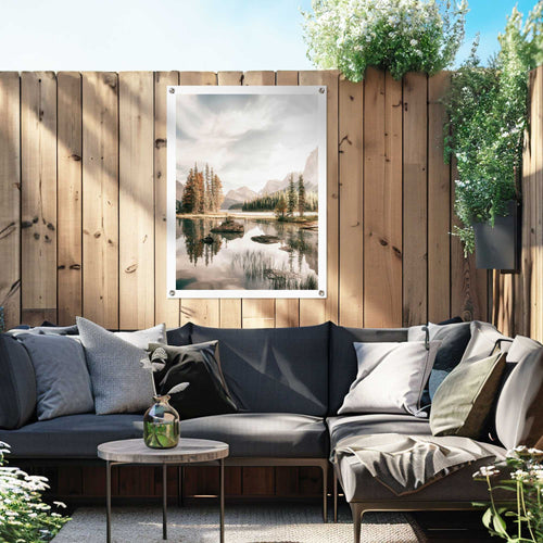 Reinders tuinposter Bergmeer - 80x60cm
