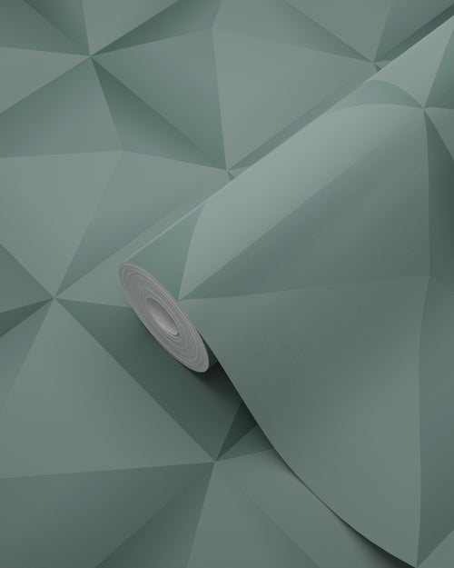 Origin Wallcoverings behang 3D-motief petrolblauw - 50 x 900 cm - 347961 - vtwonen shop