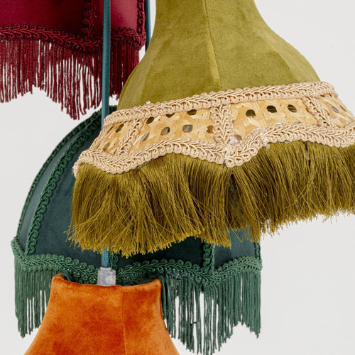Kare Design Hanglamp Saloon Fringes 5