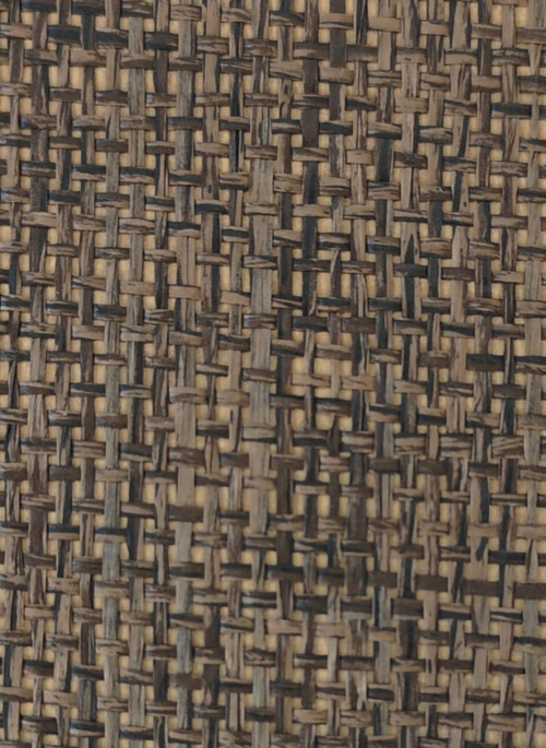 Catchii Behang Weave Dark Brown Raffia - vtwonen shop