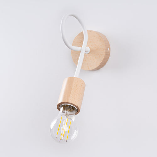 Sollux Lighting Wandlamp EMBER wit - 10x19x24cm