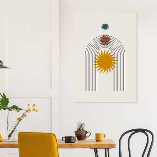 Artfulprints  Boho – Sunny arch   poster 30x40 cm - vtwonen shop