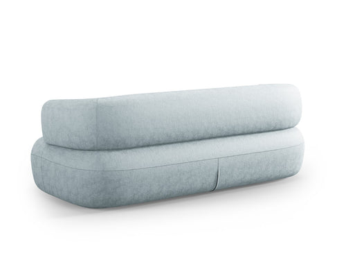 Micadoni Bank Jenny 3-zits, chenille, lichtblauw - 90x178x73cm