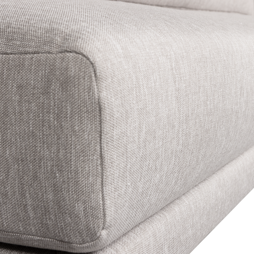 vtwonen eetbank element Couple - Polyester - Lichtgrijs - 73x200x80