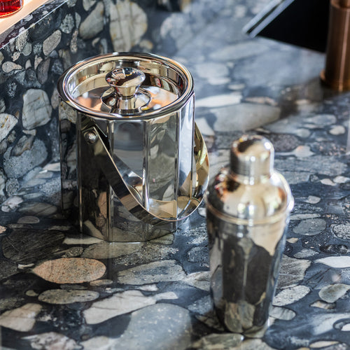 S|P Collection - Ijsemmer 15,5xH17,5cm dubbelwandig zilver Nox