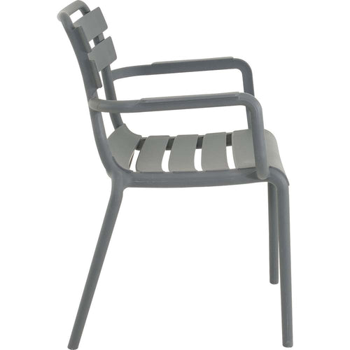 Lesli Living bistrostoel Torvi - grijs - 54x56x81cm