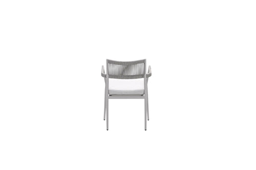 Barcelona dining fauteuil - taupe -  rope grey sand - valley sand - vtwonen shop