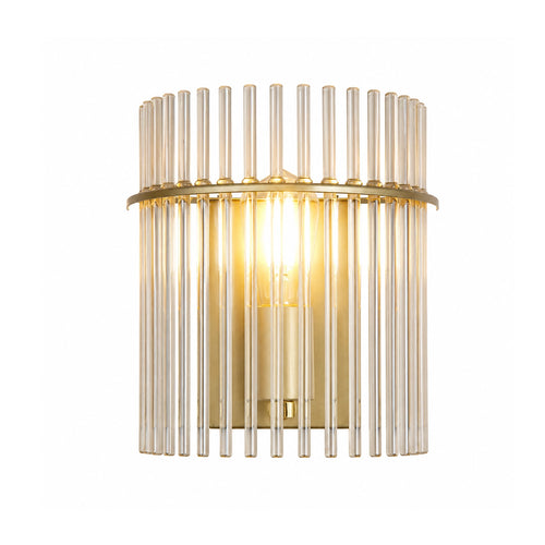 Searchlight wandlamp Swizzle - 1 lichts - 12.5  x 26   cm - goud