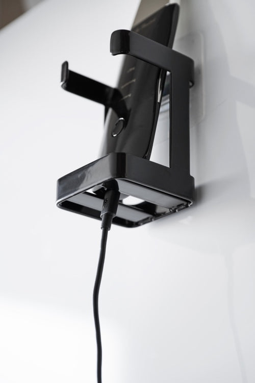 Yamazaki Zelfklevende Skincare Apparaten Houder - Tower - Zwart - vtwonen shop