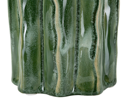 Mauro Ferretti vaas - Ø 12x31,5 cm - groen