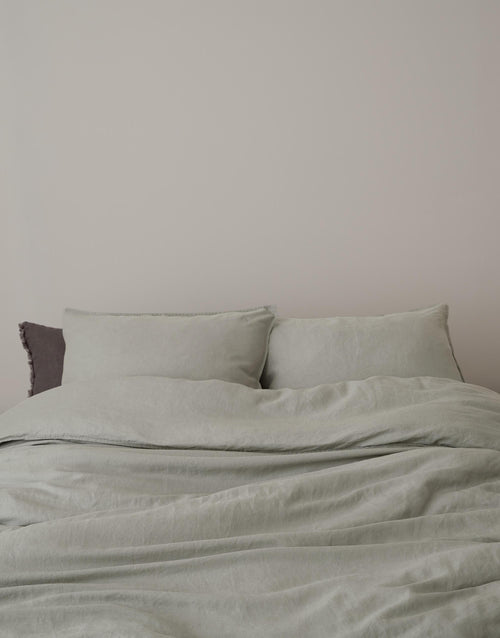 Marc O'Polo Valka dekbedovertrek - Lits-Jumeaux XL – 260x200/220 cm - Grey mist
