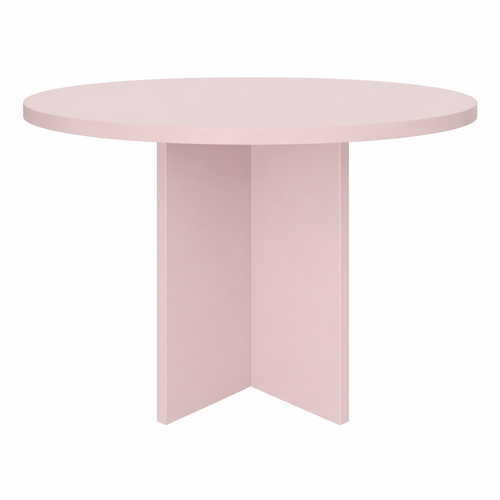 Really Nice Things  - eettafel Mathilda - MDF -rond - 120cm - pink
