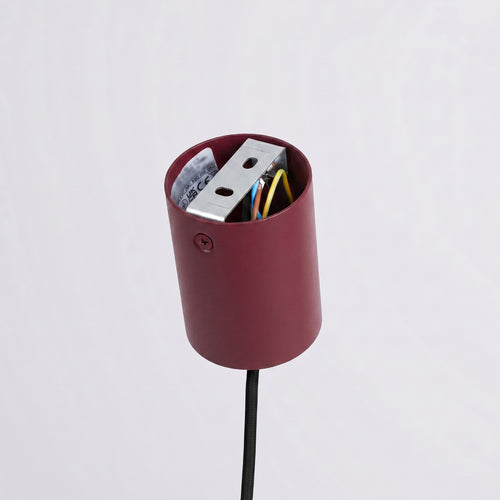 Sollux Lighting Hanglamp NOX 40 bordeaux - 40x40x135cm