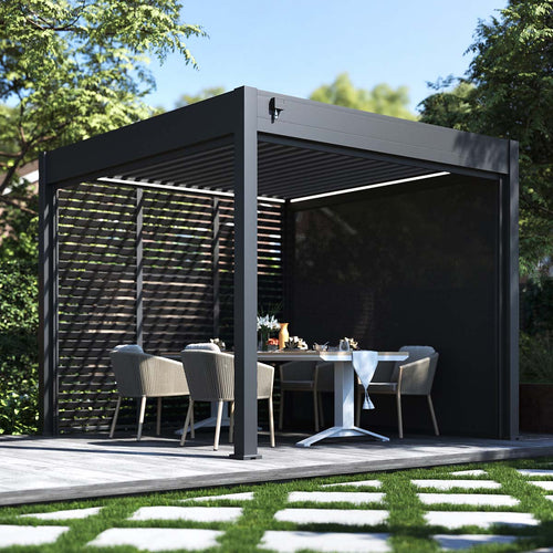Garden Impressions windscherm rolgordijn Pergola 249x236 cm - antraciet