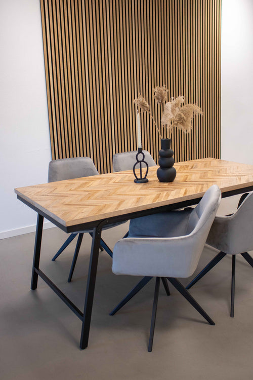 Kick draaistoel Tom - Grijs - vtwonen shop